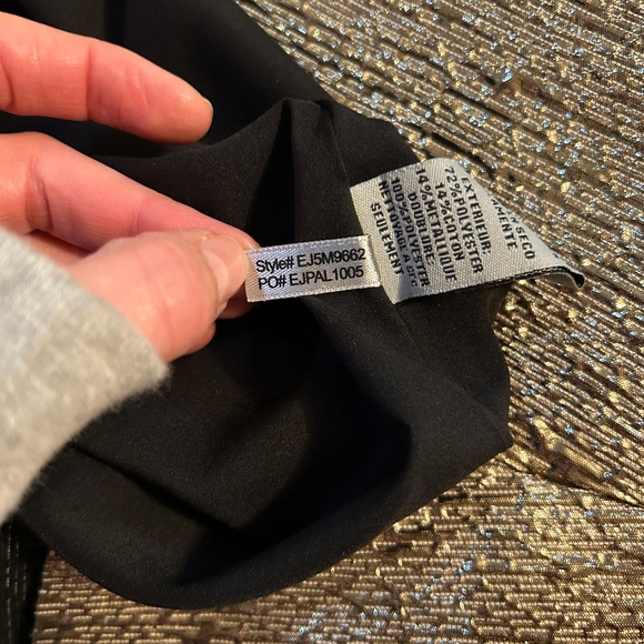 Eliza J Textured Gold A-Line Skirt - Picture 8 of 8